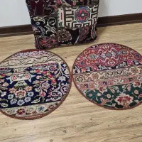 پشتی و جلو مبلی سنتی دست بافت