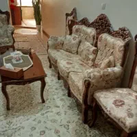 مبل سلطنتی 9نفره|مبلمان خانگی و میز عسلی|اندیشه, اندیشه فاز ۱|دیوار