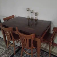 میز نهارخوری ۴نفره تمام چوب