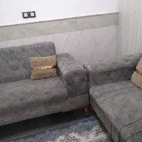 مبلمان در حد نو هفت نفره|مبلمان خانگی و میز عسلی|قم, ولیعصر|دیوار