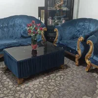 مبل هفت نفره با میز و عسلی