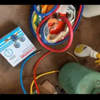 دستگاه کامل شارژ گاز یخچال به همراه وسایل