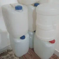 بشکه های ۲۰ لیتری آب در حد نو
