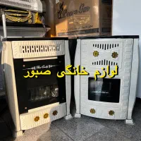 بخاری گازی سفید مشکی کوچک ۱۶۰۰۰ و ۸هزار