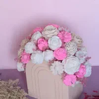 باکس گل شمع سایز بزرگ