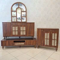 جاکفشی 3درب Mdf وکیوم شرکتی با روکش ممبران کره ای