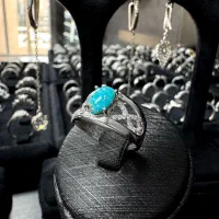 انگشترنقره روکش طلا سفید|جواهرات|ایلام, |دیوار