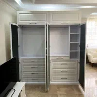 کمد دیواری بدن mdf نما ممبران|جاکفشی، کمد، دراور|چهاردانگه (تهران), |دیوار