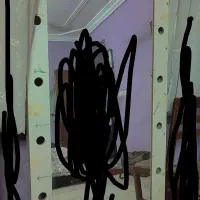 آینه قدی چراغ خور کاملا نو برچسبش هنوز کنده نشده