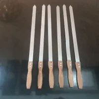 سیخ کبابی دسته چوبی