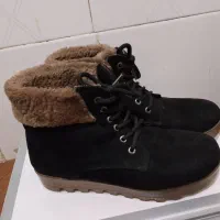 نیم بوت خزدار سایز ۳۷|کیف، کفش، کمربند|تهران, نعمت‌آباد|دیوار