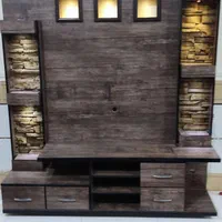 میز تلویزیون هالوژن دارMDFدست ساز|میز تلویزیون|گرگان, |دیوار