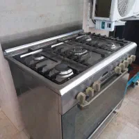 اجاق گاز فر دار تمام استیل