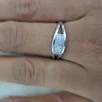 انگشتر نقره ۹۲۵ زیبا|جواهرات|گناباد, |دیوار
