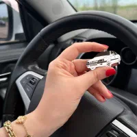 جاکلیدی استیل ماشین با حک پلاک شخصی