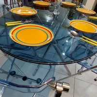 میز نهار خوری گرد و بیضی شیک و مدرن شش و چهار نفره|میز و صندلی غذاخوری|تهران, سهروردی|دیوار