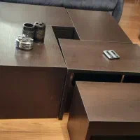 یک دست مبل هفت نفره در حد نو فوری فروشی|مبلمان خانگی و میز عسلی|فشم, |دیوار