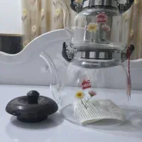 قوری کتری شیشه ای