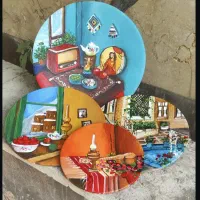 آموزش نقاشی روی سفال