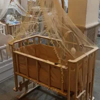 گهواره سنتی سیسمونی نوزاد تخت کنار مادر ننو مدلc
