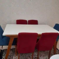 میز نهارخوری ۶نفره|میز و صندلی غذاخوری|رشت, حمیدیان|دیوار