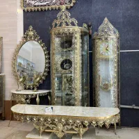 انواع ست های جهیزیه برنز شناسنامه دار(برنز برتر)|بوفه، ویترین، کنسول|کرمانشاه, |دیوار