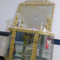 آیینه بوفه برنزی