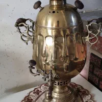 سماور برنجی مهردار کاملا سالم