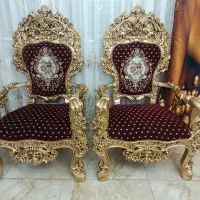 مبلمان سلطنتی و لوستر برنز فروش فوری
