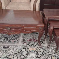 سه عدد میز عسلی یه دونه جلو مبلی