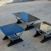 ست میز شیشیه ای لوکس - تمیز و سالم