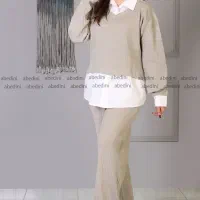 مانتو ست بافت کفتان بافت زنانه پالتو نونو|لباس|مشهد, شهید قربانی|دیوار