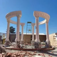 آبنما و آلاچیق گنبدی فایبر گلاس|مصالح و تجهیزات ساختمان|اصفهان, بوستان ناژوان|دیوار