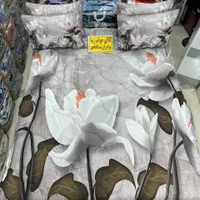 روتختی دونفره گلدار 0011 سه‌بعدی تمام نخ