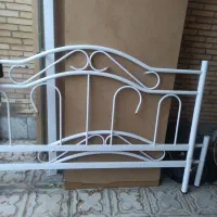 تخت خواب دو نفره فرفورژه بدون تشک