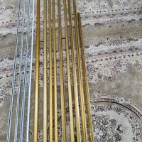 چوب پرده فلزی طلایی و سفیدسالم|مصالح و تجهیزات ساختمان|تهران, شهید فکوری|دیوار