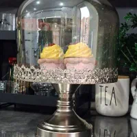 ظرف کاپ کیک نقره ایی