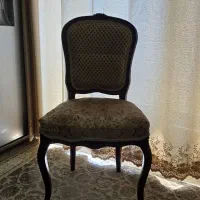۴ عدد صندلی چوبی