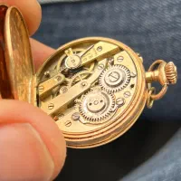 ساعت جیبی طلا قدیمی