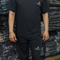 ست بلواز شلوار یقه گرد  تابستانه خنک