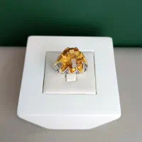 انگشتر سیترین طبیعی|جواهرات|قم, سالاریه|دیوار