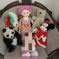 ۵ عدد عروسک همه با هم ۶۵۰ تومان