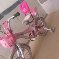 ۲ عدد دوچرخه ۱۶ صورتی دخترانه  اکبند در حد|دوچرخه، اسکیت، اسکوتر|سقز, |دیوار
