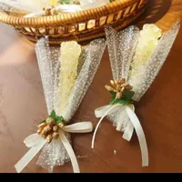 آف دسته گل عروس حنابندان گیفت توسط استادحسینی|گل مصنوعی|کرمان, |دیوار
