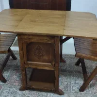 میز و صندلی تاشو دو نفره|میز و صندلی غذاخوری|رشت, گیل|دیوار