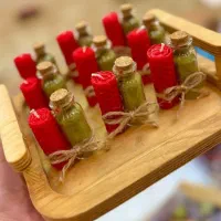 شمع موم عسلی و بابونه گیفت عقد،حنا،حج،محرم