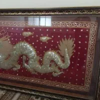 تابلو نقش برجسته کار دست اژدها|صنایع دستی و سایر لوازم تزئینی|قم, بنیاد|دیوار