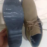 کفش نیم پوت نو چرم مصنوعی دور دوز ۴۲ زیتونی|کیف، کفش، کمربند|مراغه, |دیوار