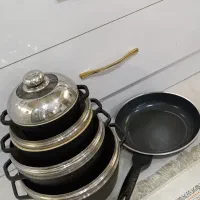 سرویس قابلمه چدنی ضخیم قدیم