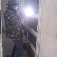 جوشکاری درب و پنجره ونرده پایه کولر و خرده کاری